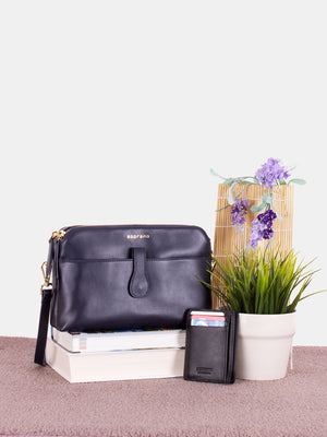 Soprano Feature - Chelsea Multi-Compartment Crossbody & Get-A-Way Card Holder