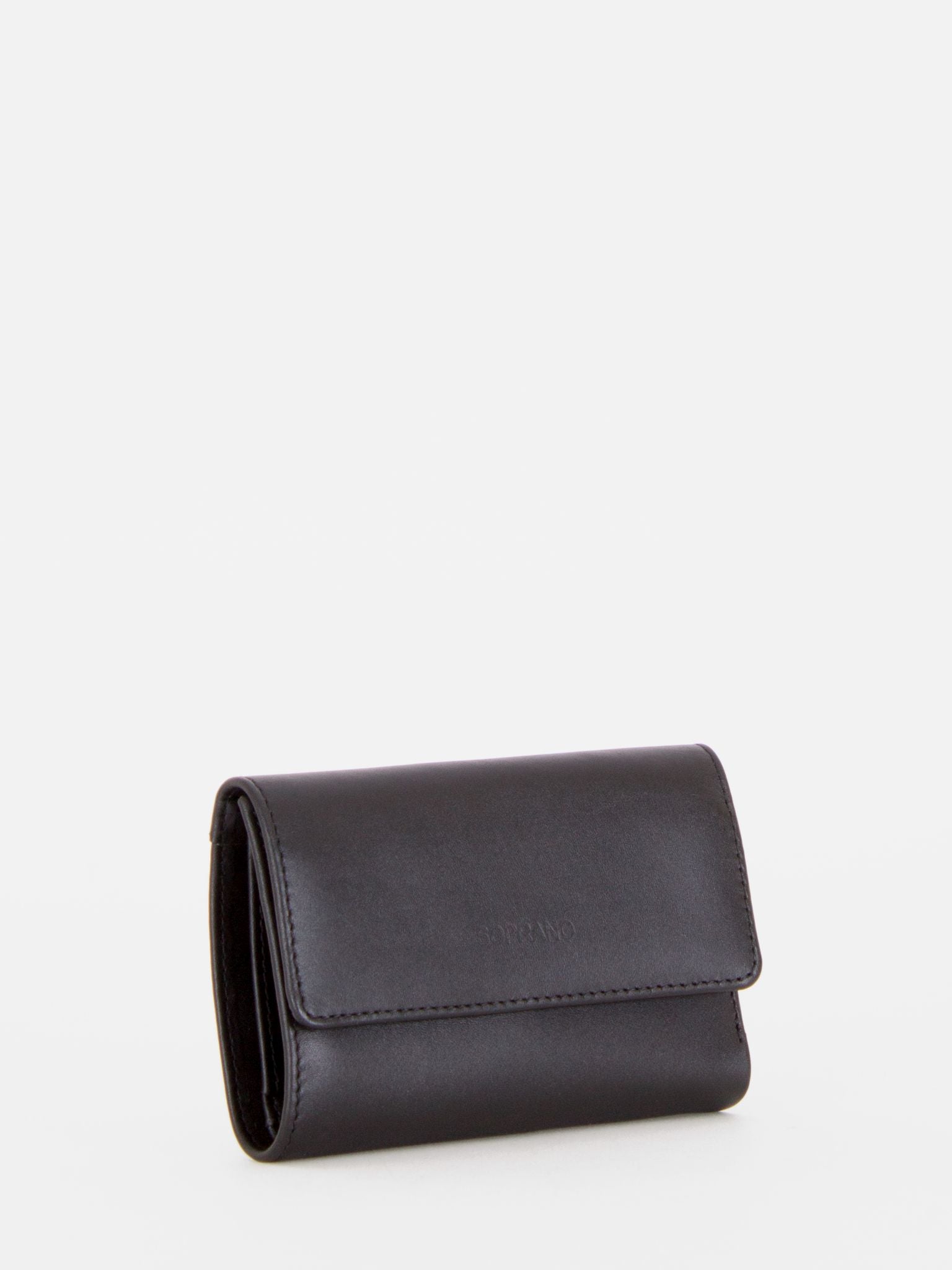 Phoebe Medium Trifold Wallet - Black